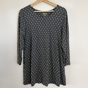 Gudrun Sjoden Women's Floral Artsy Dress Modal Cotton Size M